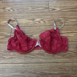 Simply Vera Vera Wang Red Lace Bra